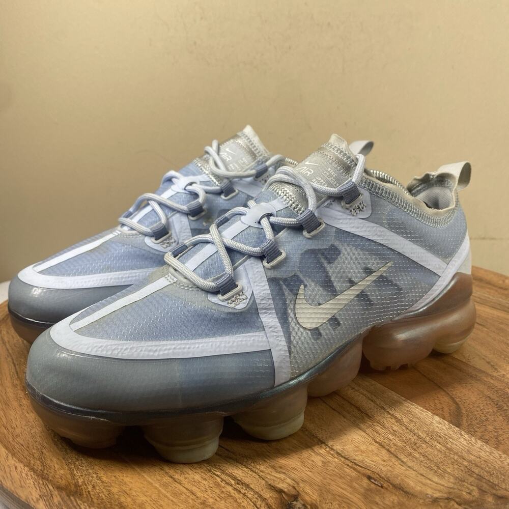 Nike Air Vapormax 2019 Indigo Fog Womens Blue Silver Size 8.5 Shoes AJ2617-001 - Picture 2 of 10